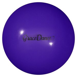 Мяч для художественной гимнастики Grace Dance 18,5 см, 400 гр, цвет фиолетовый 9139603