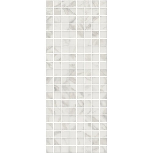 Алькала Декор белый мозаичный MM7203 20х50 керамическая плитка laparet space мозаичный коричневый mm34105 декор 25x25 цена за 20 шт