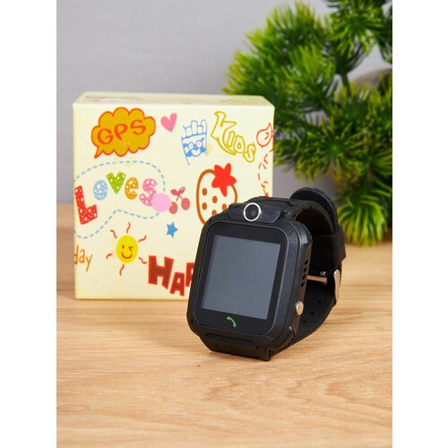 Умные часы для детей 2G геолокация звонки экран 157 тонкий корпус слот сим карты Черный 499900₽