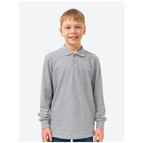 Школьная рубашка HappyFox, размер 128, серый