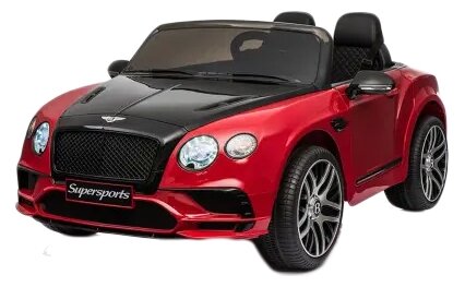 RiverToys Электромобиль Bentley Supersport (JE1155) крас-чер