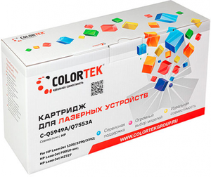 Q5949A / Q7553A Colortek совместимый черный тонер-картридж для HP LaserJet 1160/ 1320/ P2010/ M2727/