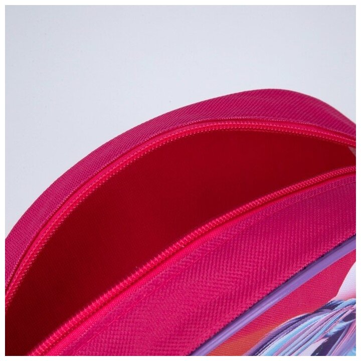 Сумка кросс-боди NAZAMOK KIDS, регулируемый ремень, фиолетовый, розовый - фотография № 4