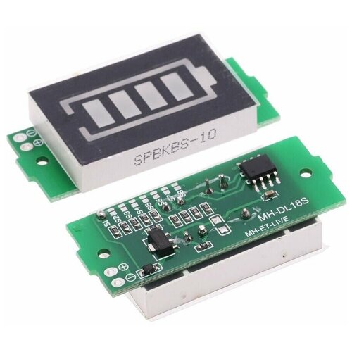 Светодиодный индикатор плата емкости Run Energy для аккумулятора 1S - 8S Li-ion 37V 400₽