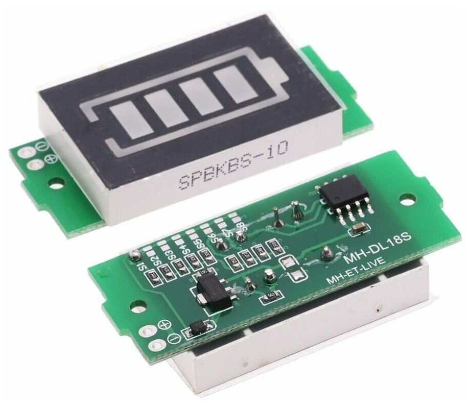 Светодиодный индикатор / плата емкости Run Energy для аккумулятора 1S - 8S (Li-ion 3.7V)