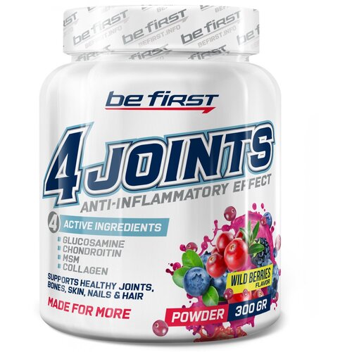 Препарат для укрепления связок и суставов Be First 4joints Powder, 300 гр.