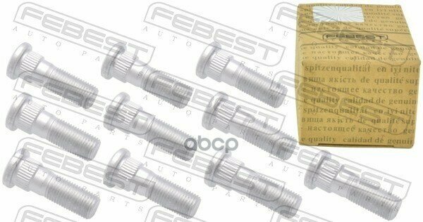 FEBEST 0284-002-PCS10 Шпилька колесная NISSAN QASHQAI (отгрузка по-штучно цена за 1 шпильку) 0284-002-PCS10