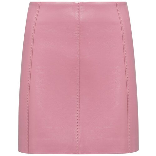 Юбка, мини, подкладка, размер XS, розовый
