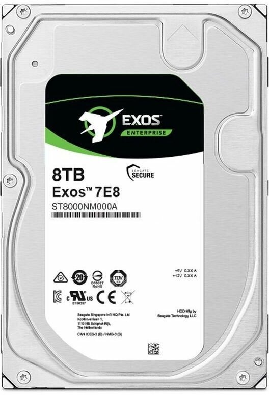 Жесткий диск SEAGATE Exos 7E8 , 8Тб, HDD, SATA III, 3.5" - фото №7