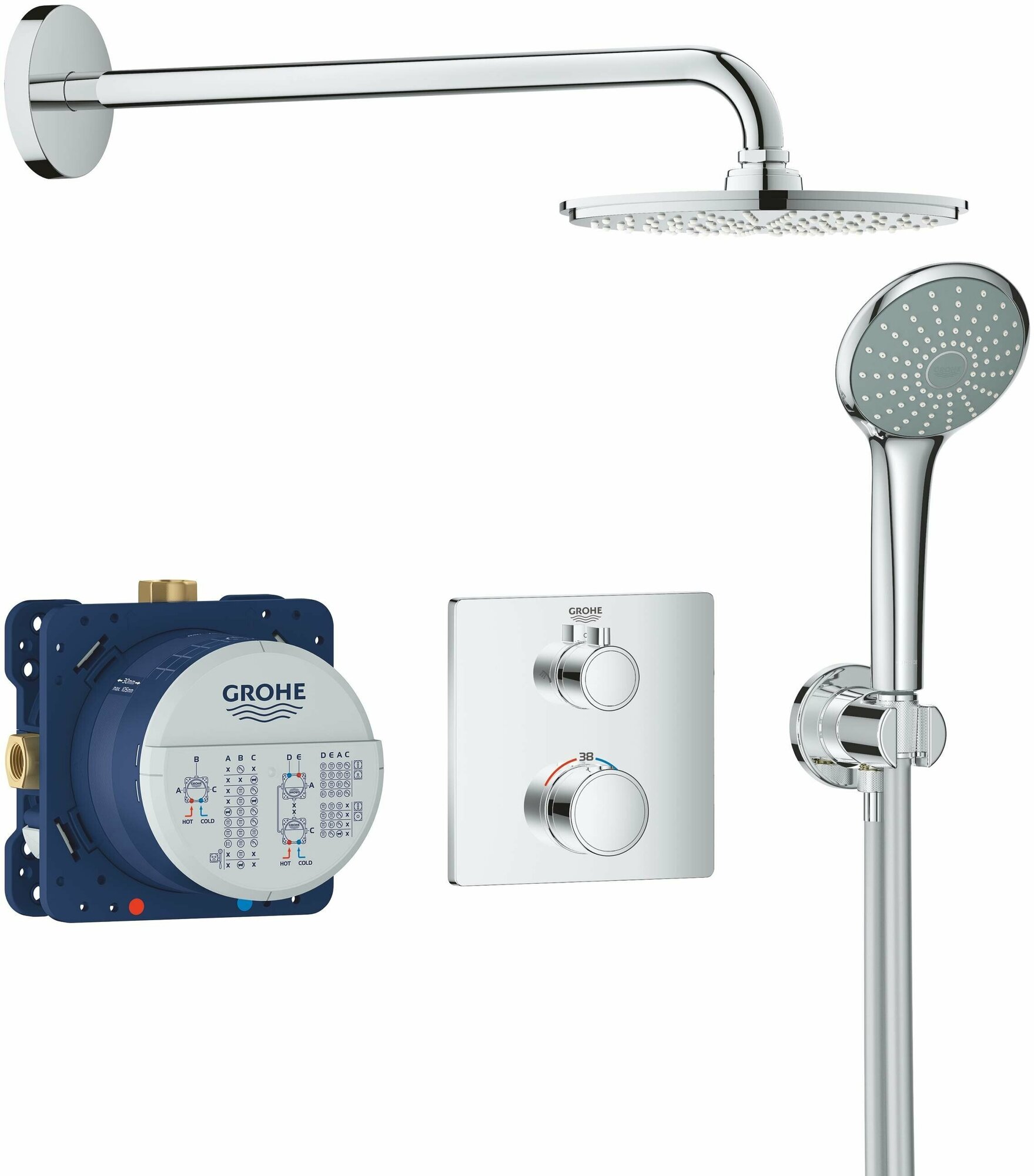 Душевой комплект Grohe Grohtherm 34734000