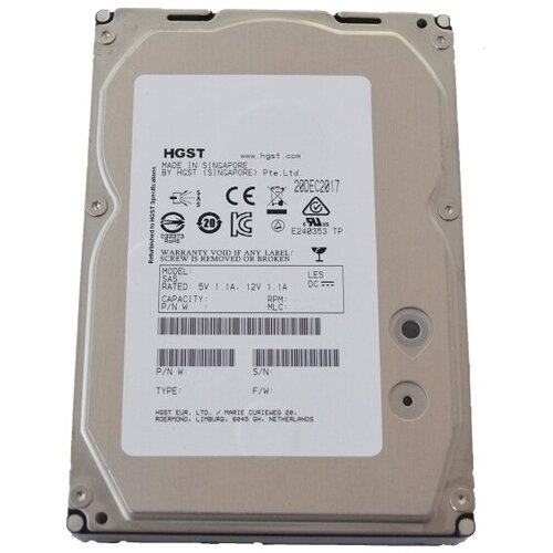Жесткий диск Hitachi HUS156060VLS601 600Gb 15000 SAS 35 HDD 11694500₽