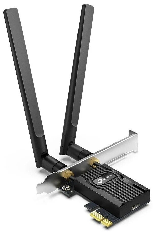 Сетевой адаптер WiFi + Bluetooth TP-Link Archer TX55E AX3000 PCI Express