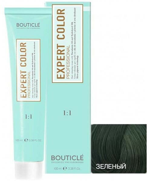 Bouticle Expert Color крем-краска для волос, зеленый