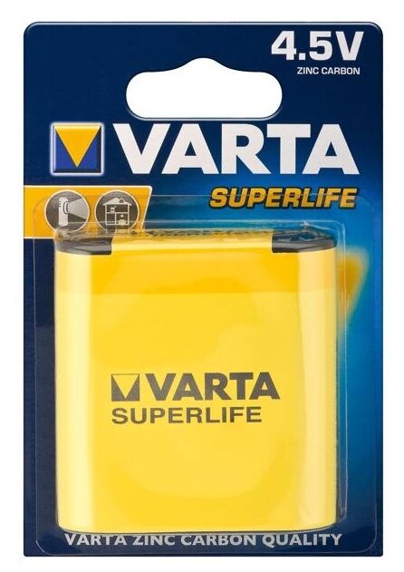Батарейка VARTA SUPERLIFE 3R12 4.5V