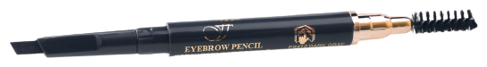 Ffleur Карандаш для бровей (мех + расч) Powd Eyebrow Pencil, ES412, тон 05 серый, 0.5 г