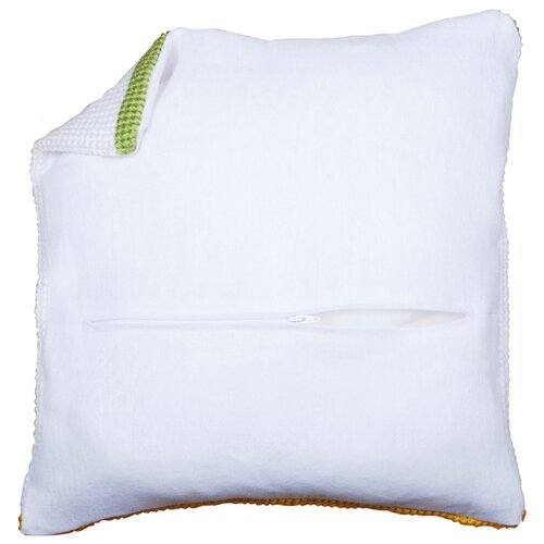 фото Набор для вышивания vervaco наволочка для подушек, с молнией, белый (8999-11)