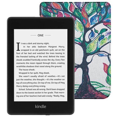 Электронная книга Amazon Kindle PaperWhite 2018 8Gb black Ad-Supported с обложкой ReaderONE