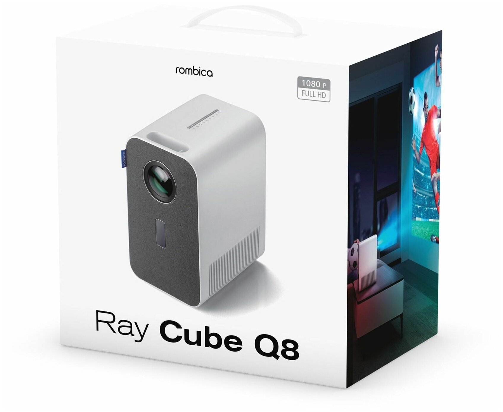 Видеопроектор мультимедийный Rombica Ray Cube Q8 (MPR-L2100)