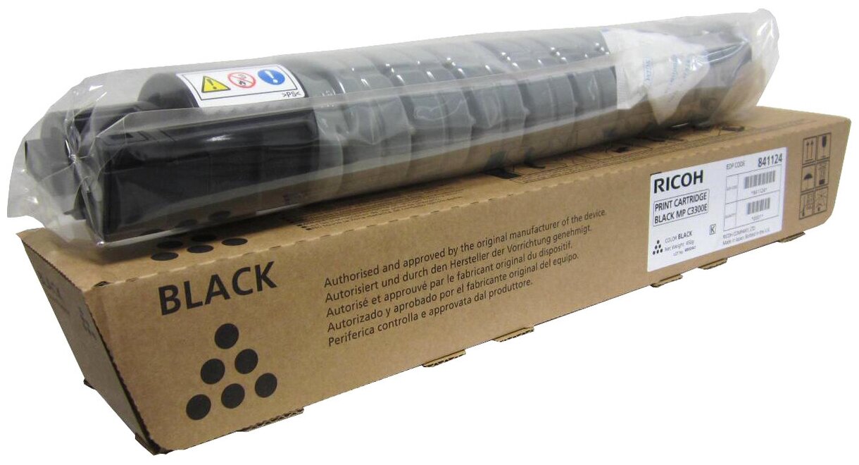 Тонер-картридж Ricoh Aficio MP C2800/C3300, type MPC3300E black (туба, 460г) ELP Imaging®