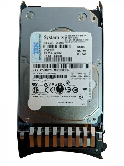 Жесткий диск IBM 42D0678 146Gb 15000 SAS 2,5" HDD