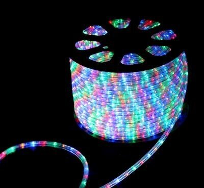 Шнур светодиодный Дюралайт чейзинг круглый 13мм 30LED/м мульти 2Вт/м 220В IP54 (уп.100м) 121-329-6 Neon-Night - фото №1