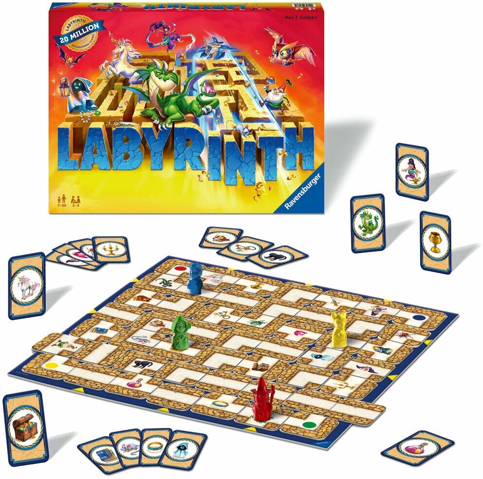 Настольная игра RAVENSBURGER Сумасшедший лабиринт, новый дизайн 2021, 27078