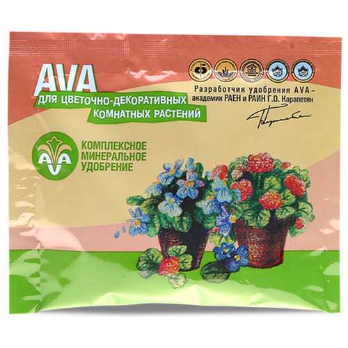 Удобрение для цветочно-декоративных комнатных растений 30 г AVA