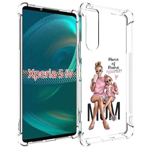 Чехол MyPads Мама-мечты женский для Sony Xperia 5 IV (5-4) задняя-панель-накладка-бампер