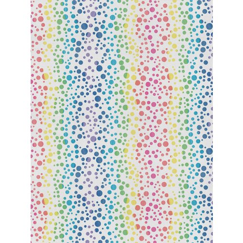 фото Отрезная ткань для мебели ambesonne "цветные точечные столбы" метражом для рукоделия и шитья, оксфорд, 155 см