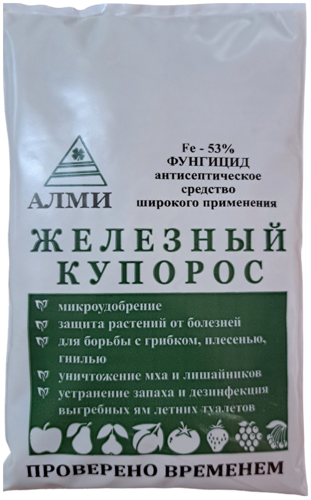 Железный купорос 500гр, Антисептическое средство для защиты растений от болезней и вредителей