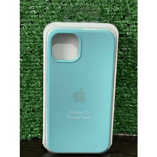 Силиконовый чехол на IPhone 13 Light Blue