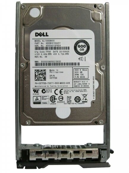 Жесткий диск Dell HDEBC01DAA51 600Gb SAS 2,5" HDD