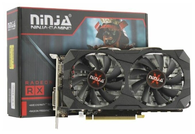 Видеокарта Ninja Rx580, 8Гб, 256bit, Gddr5, Dvi, Hdmi, DP, Hdcp 10121213 .