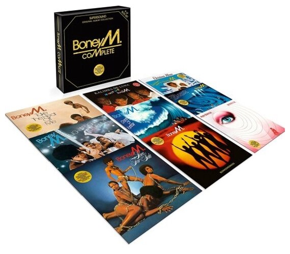 Виниловая пластинка Warner Music BONEY M - Complete 9LP (original album collection)