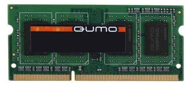 Оперативная память Qumo 4 ГБ 1600 МГц SODIMM CL11 QUM3S-4G1600C11