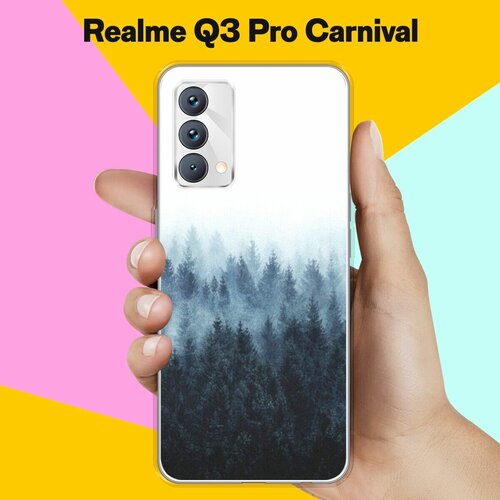 Силиконовый чехол на realme Q3 Pro Carnival Edition Пейзаж 40 / для Реалми Ку 3 Про Карнивал чехол книжка mypads для realme gt master edition realme q3 pro carnival реалми gt master edition q3 pro carnival телячья кожа коричневый