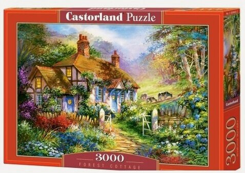Изображение товара Пазл Castorland 3000 деталей: Коттедж в лесу