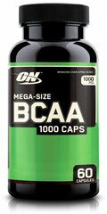 Аминокислоты Optimum Nutrition BCAA 1000, 60 капсул