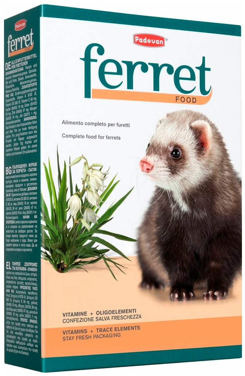 PADOVAN FERRET FOOD — Падован корм для хорьков (750 гр)