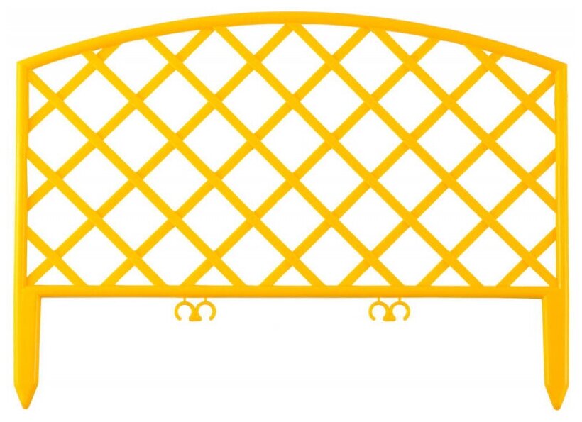 Забор декоративный плетень 24x320см желтый Grinda 422207-Y