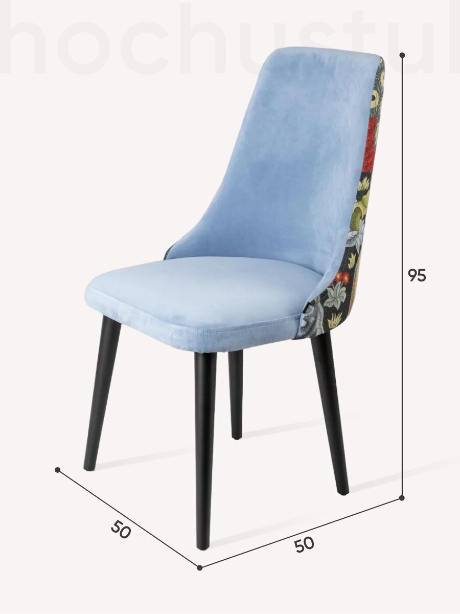 стул для кухни офиса гостиной со спинкой кухонный офисный обеденный мягкий дизайнерский Кристиан - фотография № 3