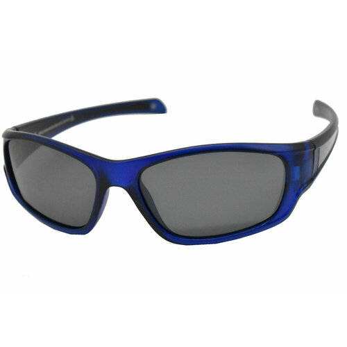 фото Солнцезащитные очки genex gs-413, прямоугольные, спортивные, ударопрочные, ударопрочные, поляризационные, со 100% защитой от уф-лучей, для мальчиков, синий