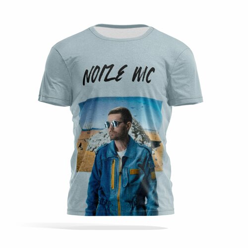 фото Футболка panin brand, размер xs, серый, бирюзовый