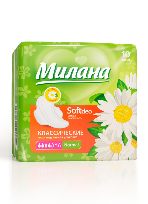 Прокладки «Милана» Classic Normal soft Deo 10 шт.