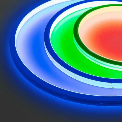 Светодиодная герметичная лента Arlight MOONLIGHT-TOP-B84-13x1 2mm 24V RGB (12 W/m, IP67, 5m, wire x2) 041485