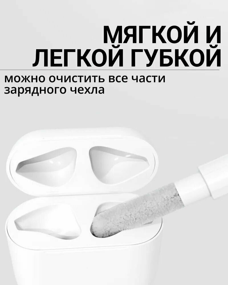 Ручка-щетка для чистки наушников и других цифровых гаджетов. — фото 8