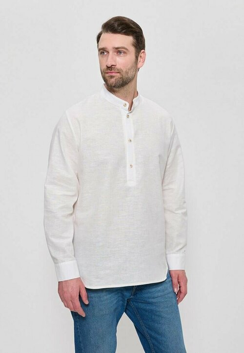 Рубашка CLEO, размер 60, белый, бежевый