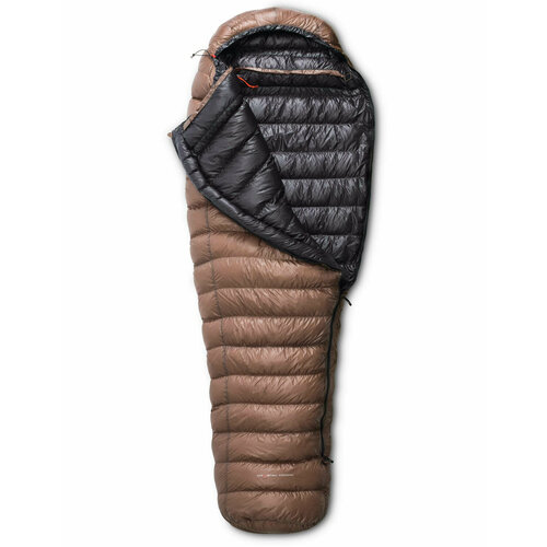 Спальный мешок пуховый Yeti Passion Five size L, zip L, 800+ FP, -2°C comfort, коричневый