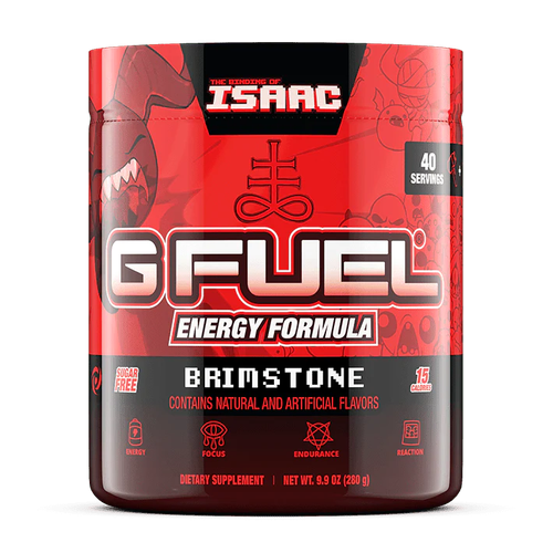 Сухой энергетик GFUEL Brimstone inspired by The Binding of Isaac, 40 порций, 280 г