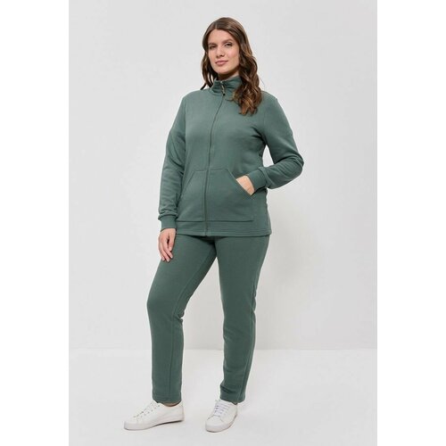 фото Костюм cleo, размер 58, зеленый, хаки